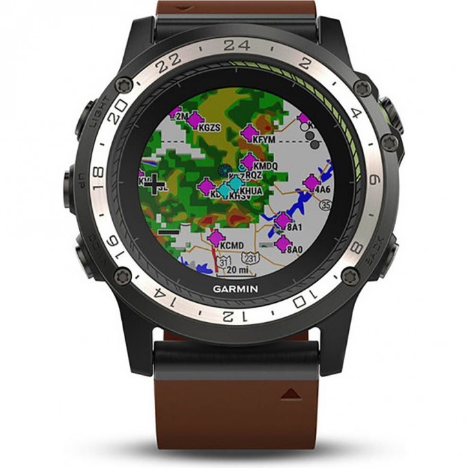 Часы GARMIN D2 Charlie с кожаным ремешком 010-01733-31 Часы GARMIN D2 Charlie с кожаным ремешком 010-01733-31
