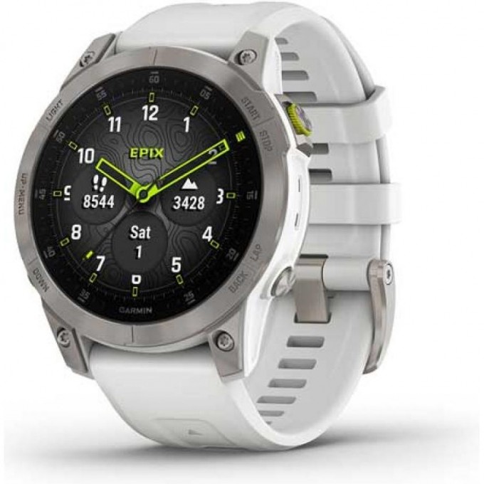 Часы GARMIN EPIX (GEN 2) SAPPHIRE - WHITE TITANIUM 47 мм 11160 Часы GARMIN EPIX (GEN 2) SAPPHIRE - WHITE TITANIUM 47 мм 11160