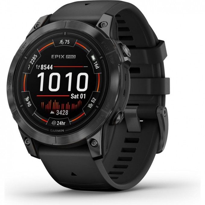 Часы GARMIN EPIX PRO (GEN 2) – STANDARD EDITION SLATE GRAY WITH BLACK BAND 47 мм 010-02803-01 Часы GARMIN EPIX PRO (GEN 2) – STANDARD EDITION SLATE GRAY WITH BLACK BAND 47 мм 010-02803-01