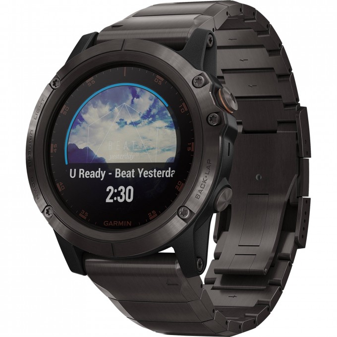 Часы GARMIN FENIX 5X Plus Sapphire черный с черным ремешком Россия 010-01989-11 Часы GARMIN FENIX 5X Plus Sapphire черный с черным ремешком Россия 010-01989-11