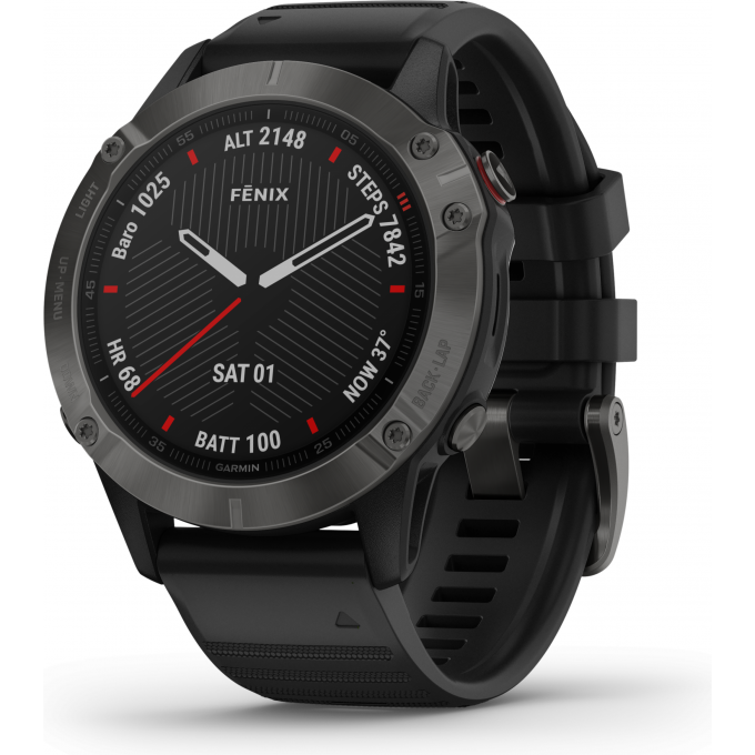 Часы GARMIN FENIX 6 PRO BLACK WITH BLACK BAND 010-02158-02 Часы GARMIN FENIX 6 PRO BLACK WITH BLACK BAND 010-02158-02
