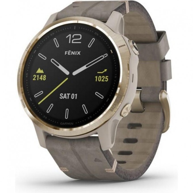 Часы GARMIN FENIX 6S SAPPHIRE CHAMPAGNE WITH SHALE BAND 10298 Часы GARMIN FENIX 6S SAPPHIRE CHAMPAGNE WITH SHALE BAND 10298