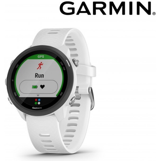 Часы GARMIN FORERUNNER® 245 Music белый с белым ремешком 010-02120-31 Часы GARMIN FORERUNNER® 245 Music белый с белым ремешком 010-02120-31