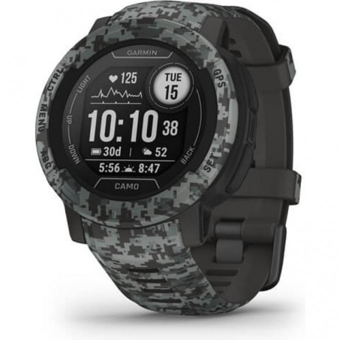 Часы GARMIN INSTINCT 2 - CAMO EDITION GRAPHITE CAMO 11175 Часы GARMIN INSTINCT 2 - CAMO EDITION GRAPHITE CAMO 11175