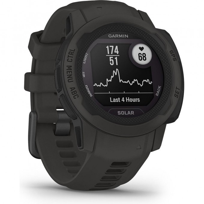 Часы GARMIN INSTINCT 2 SOLAR GRAPHITE 010-02627-00G Часы GARMIN INSTINCT 2 SOLAR GRAPHITE 010-02627-00G