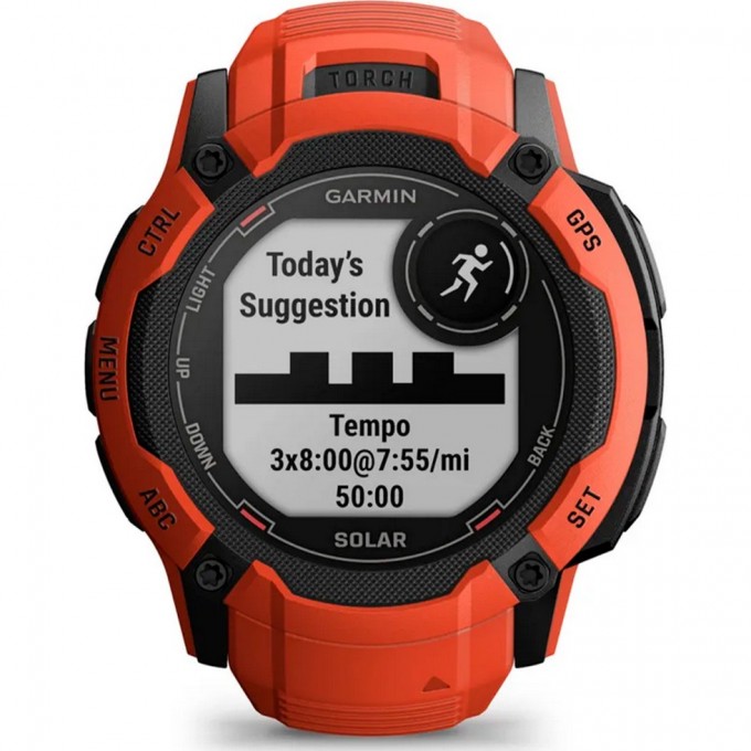 Часы GARMIN INSTINCT 2X SOLAR красный 010-02805-01 Часы GARMIN INSTINCT 2X SOLAR красный 010-02805-01