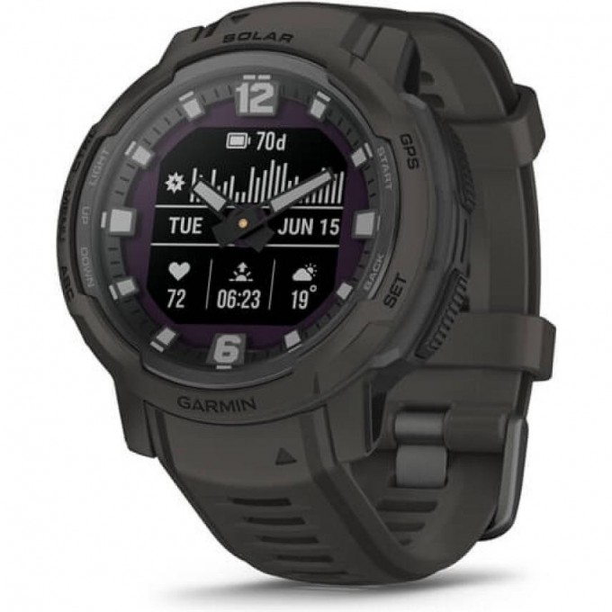 Часы GARMIN INSTINCT CROSSOVER SOLAR GRAPHITE 010-02730-01 Часы GARMIN INSTINCT CROSSOVER SOLAR GRAPHITE 010-02730-01