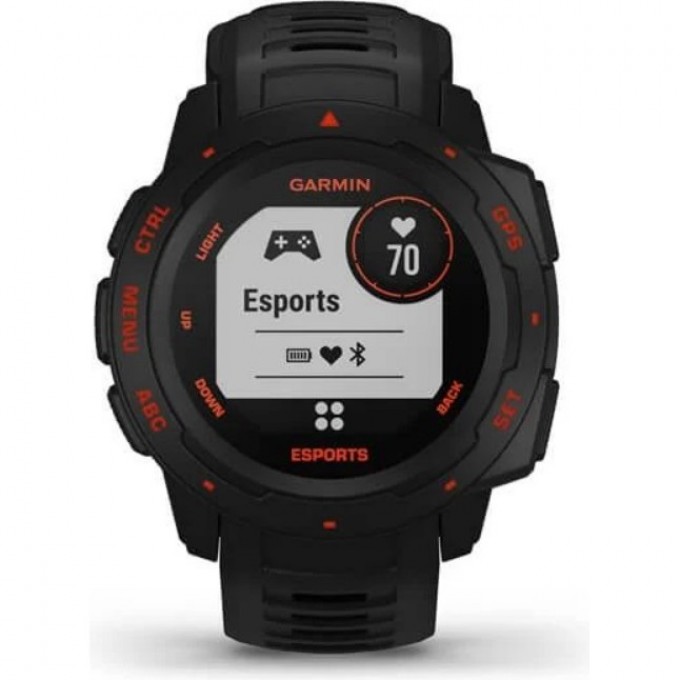 Часы GARMIN INSTINCT ESPORTS BLACK LAVA 010-02064-72 Часы GARMIN INSTINCT ESPORTS BLACK LAVA 010-02064-72