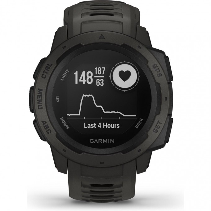 Часы GARMIN INSTINCT GRAPHITE 010-02064-00 Часы GARMIN INSTINCT GRAPHITE 010-02064-00