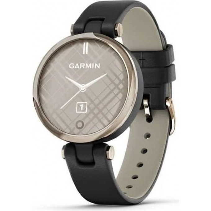 Часы GARMIN LILY EMEA CREAMGOLD BLACK LEATHER 010-02384-B1 Часы GARMIN LILY EMEA CREAMGOLD BLACK LEATHER 010-02384-B1