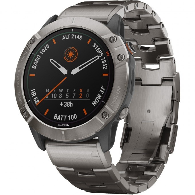 Часы GARMIN QUATIX 6X SOLARTITANIUM W/TI BANDGPSEMEA 010-02157-31 Часы GARMIN QUATIX 6X SOLARTITANIUM W/TI BANDGPSEMEA 010-02157-31