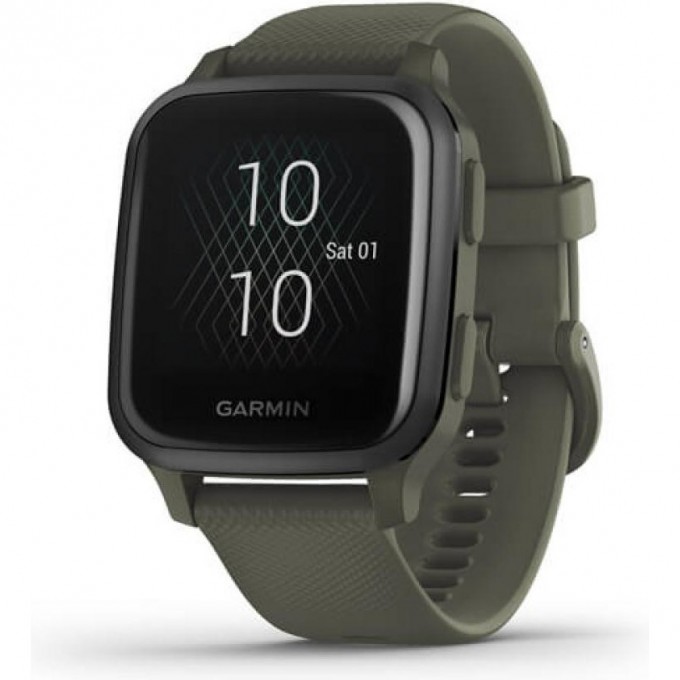 Часы GARMIN VENU SQ – MUSIC EDITION SLATE ALUMINUM BEZEL WITH MOSS CASE AND SILICONE BAND 010-02426-13 Часы GARMIN VENU SQ – MUSIC EDITION SLATE ALUMINUM BEZEL WITH MOSS CASE AND SILICONE BAND 010-02426-13