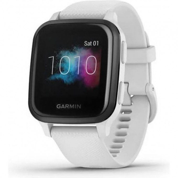Часы GARMIN VENU SQ – MUSIC EDITION SLATE ALUMINUM BEZEL WITH WHITE CASE AND SILICONE BAND 10803 Часы GARMIN VENU SQ – MUSIC EDITION SLATE ALUMINUM BEZEL WITH WHITE CASE AND SILICONE BAND 10803