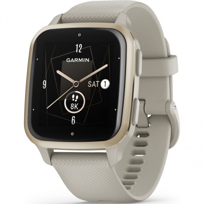 Часы GARMIN VENU SQ 2 – MUSIC EDITION CREAM GOLD ALUMINUM BEZEL WITH FRENCH GRAY CASE AND SILICONE BAND 010-02700-12 Часы GARMIN VENU SQ 2 – MUSIC EDITION CREAM GOLD ALUMINUM BEZEL WITH FRENCH GRAY CASE AND SILICONE BAND 010-02700-12