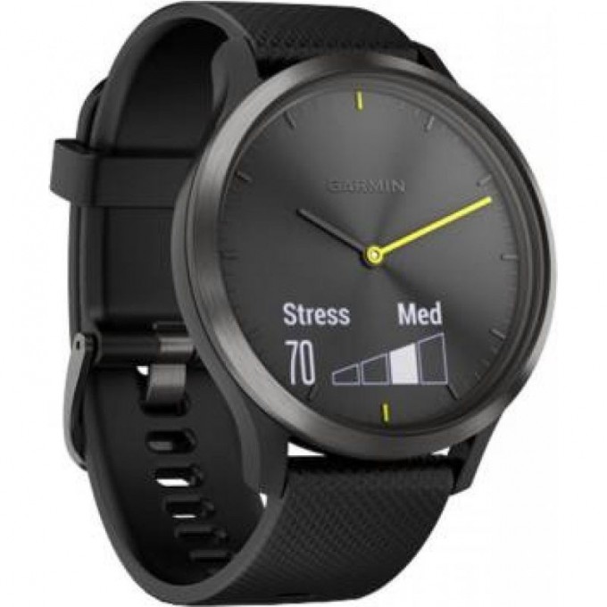 Часы GARMIN VIVOMOVE HR черные с черным ремешком 010-01850-21 Часы GARMIN VIVOMOVE HR черные с черным ремешком 010-01850-21