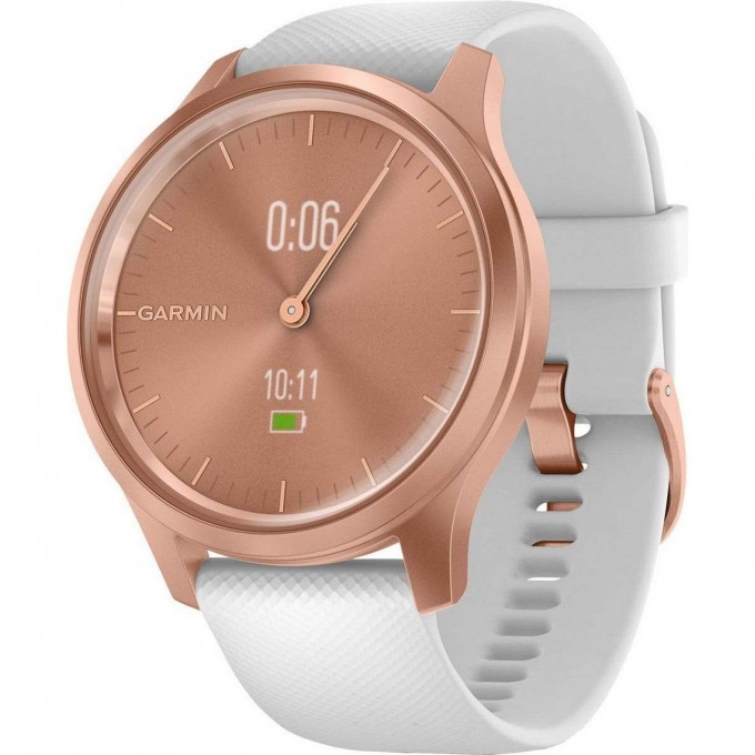 Часы GARMIN VIVOMOVE STYLE розовое золото с белым силиконовым ремешком 010-02240-20 Часы GARMIN VIVOMOVE STYLE розовое золото с белым силиконовым ремешком 010-02240-20