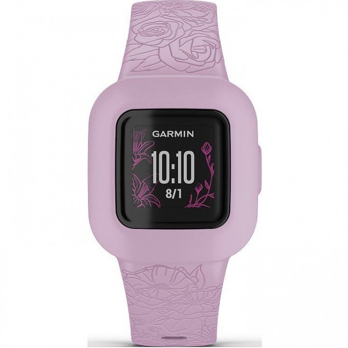 Фитнес-браслет (трекер) GARMIN VIVOFIT JR 3 Lilac Floral 010-02441-01 Фитнес-браслет (трекер) GARMIN VIVOFIT JR 3 Lilac Floral 010-02441-01