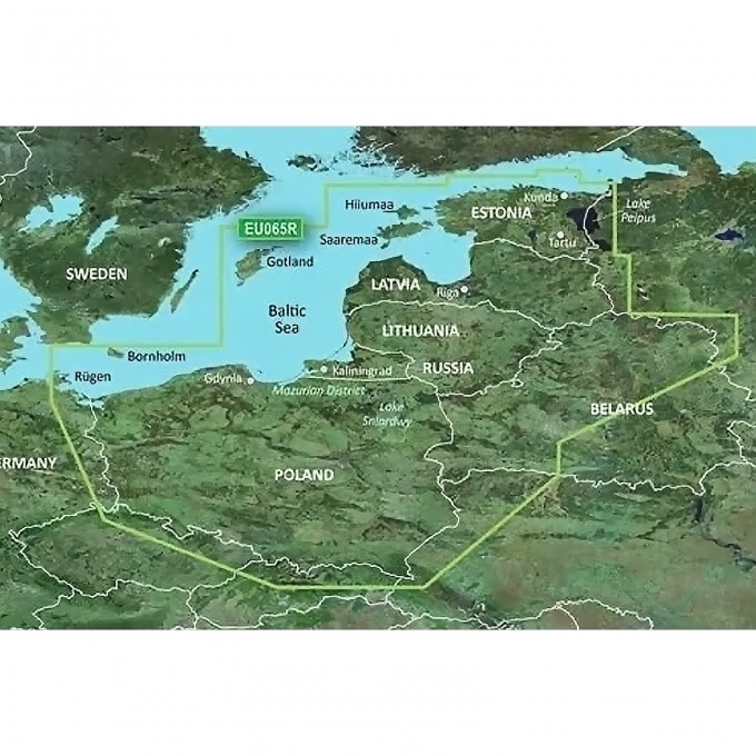 Карта GARMIN Балтийское море, Восточное побережье, g3 Vision VEU065R Карта GARMIN Балтийское море, Восточное побережье, g3 Vision VEU065R