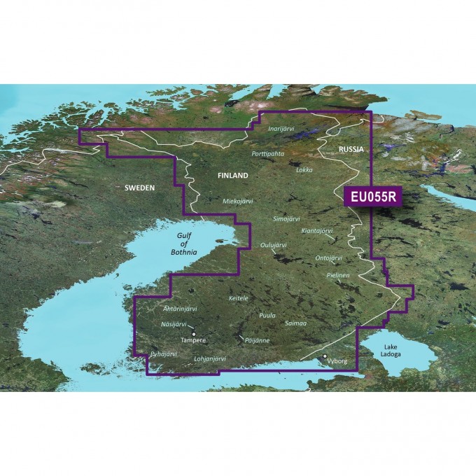 Карта GARMIN Финские озера g3 Vision VEU055R Карта GARMIN Финские озера g3 Vision VEU055R