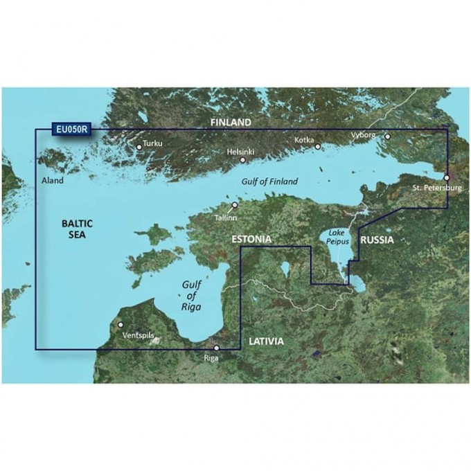 Карта GARMIN Финский и Рижский залив g3 HXEU050R Карта GARMIN Финский и Рижский залив g3 HXEU050R