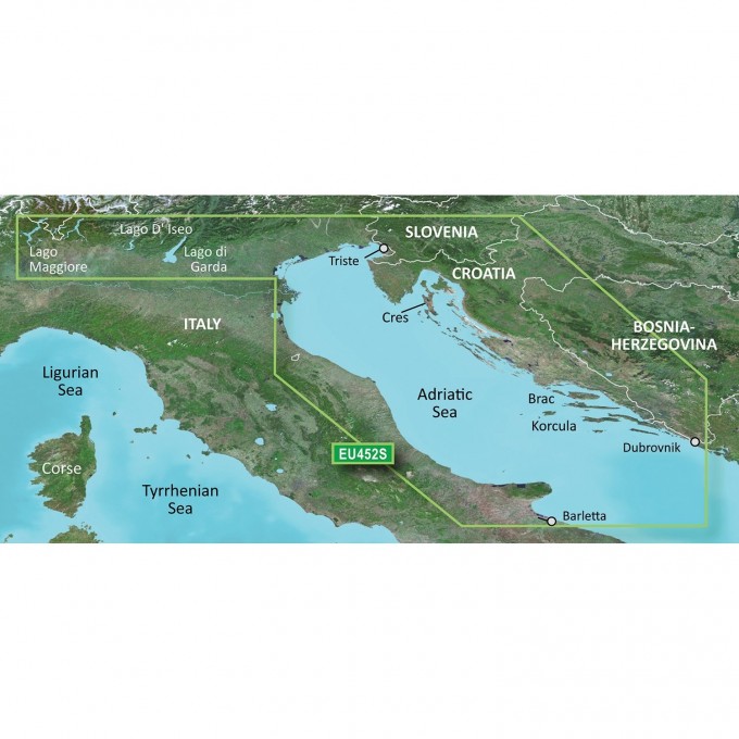 Карта GARMIN Италия, Адриатическое море g3 Vision VEU013R Карта GARMIN Италия, Адриатическое море g3 Vision VEU013R