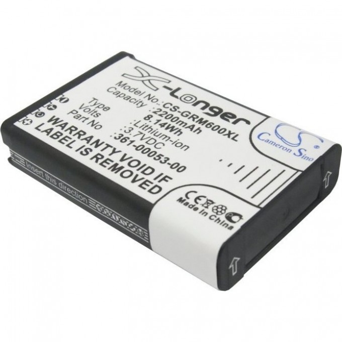Литий-ионный аккумулятор GARMIN (аналог 010-11654-03) CS-GRM600XL Литий-ионный аккумулятор GARMIN (аналог 010-11654-03) CS-GRM600XL