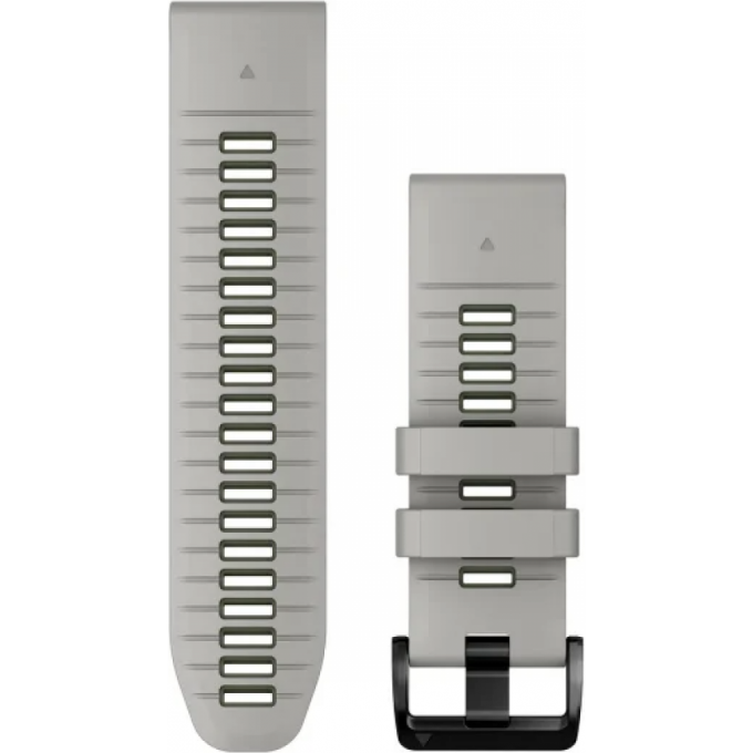 Ремешок для смарт часов GARMIN QUICKFIT 26 WATCH BANDS FOG GREY/MOSS SILICONE 11648 Ремешок для смарт часов GARMIN QUICKFIT 26 WATCH BANDS FOG GREY/MOSS SILICONE 11648