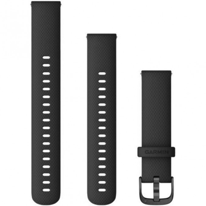 Ремешок GARMIN QUICK RELEASE BAND 18MM BLACK/SLATE 10494 Ремешок GARMIN QUICK RELEASE BAND 18MM BLACK/SLATE 10494