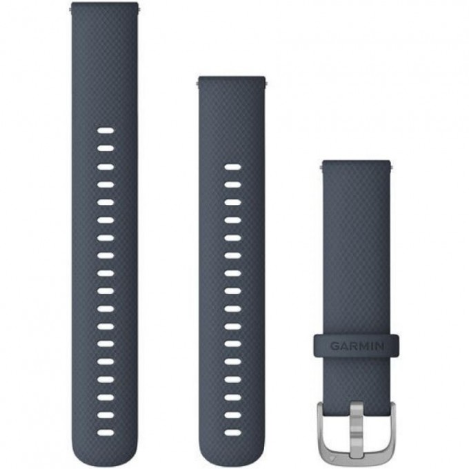 Ремешок GARMIN QUICK RELEASE BAND 18MM GRANITE BLUE/SILVER 10519 Ремешок GARMIN QUICK RELEASE BAND 18MM GRANITE BLUE/SILVER 10519