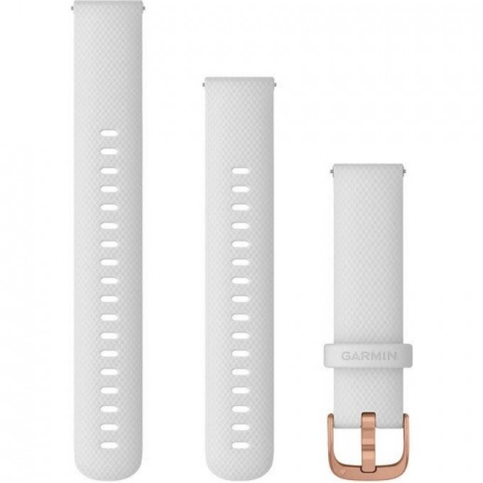 Ремешок GARMIN QUICK RELEASE BAND 18MM WHITE/ROSE GOLD 10495 Ремешок GARMIN QUICK RELEASE BAND 18MM WHITE/ROSE GOLD 10495