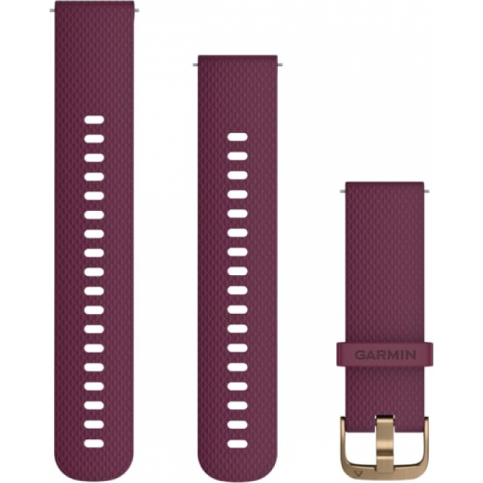 Ремешок GARMIN QUICK RELEASE BAND 20MM BERRY/LIGHT GOLD 10577 Ремешок GARMIN QUICK RELEASE BAND 20MM BERRY/LIGHT GOLD 10577