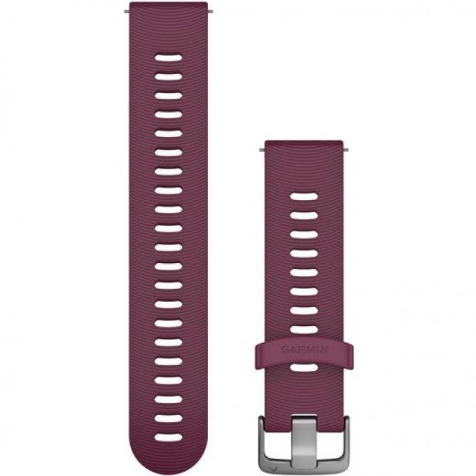 Ремешок GARMIN QUICK RELEASE BAND 20MM BERRY/STAINLESS FR245 10578 Ремешок GARMIN QUICK RELEASE BAND 20MM BERRY/STAINLESS FR245 10578