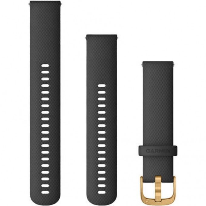 Ремешок GARMIN QUICK RELEASE BAND 20MM BLACK/GOLD 10538 Ремешок GARMIN QUICK RELEASE BAND 20MM BLACK/GOLD 10538