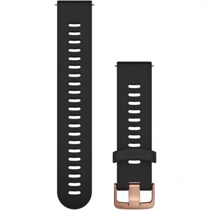 Ремешок GARMIN QUICK RELEASE BAND 20MM BLACK/ROSE GOLD FR645 10579 Ремешок GARMIN QUICK RELEASE BAND 20MM BLACK/ROSE GOLD FR645 10579
