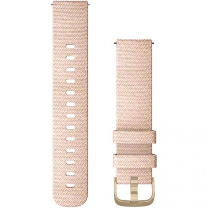 Ремешок GARMIN QUICK RELEASE BAND 20MM BLUSH PINK WOVEN NYLON/LIGHT GOLD 10516 Ремешок GARMIN QUICK RELEASE BAND 20MM BLUSH PINK WOVEN NYLON/LIGHT GOLD 10516