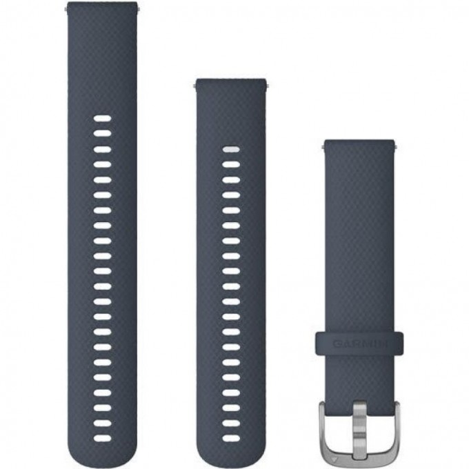 Ремешок GARMIN QUICK RELEASE BAND 20MM GRANITE BLUE/SILVER 10536 Ремешок GARMIN QUICK RELEASE BAND 20MM GRANITE BLUE/SILVER 10536