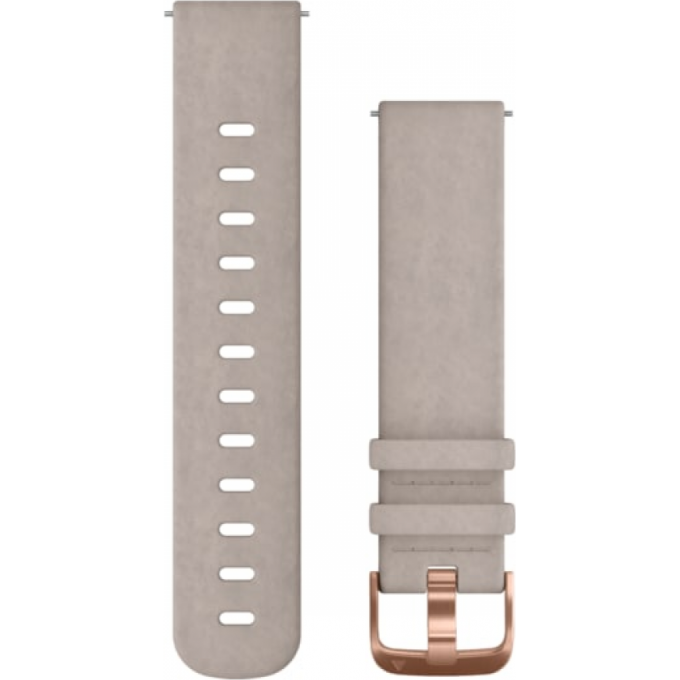 Ремешок GARMIN QUICK RELEASE BAND 20MM GRAY SUEDE/ROSE GOLD 10583 Ремешок GARMIN QUICK RELEASE BAND 20MM GRAY SUEDE/ROSE GOLD 10583