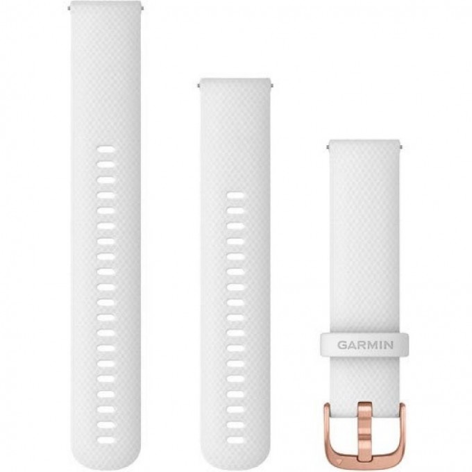 Ремешок GARMIN QUICK RELEASE BAND 20MM WHITE/ROSE GOLD 10531 Ремешок GARMIN QUICK RELEASE BAND 20MM WHITE/ROSE GOLD 10531