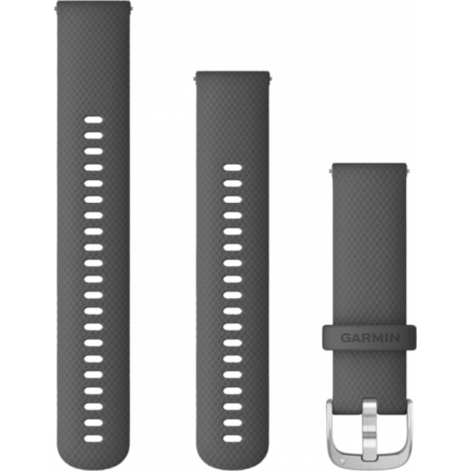 Ремешок GARMIN QUICK RELEASE BAND 22MM SHADOW GRAY/SILVER 10539 Ремешок GARMIN QUICK RELEASE BAND 22MM SHADOW GRAY/SILVER 10539