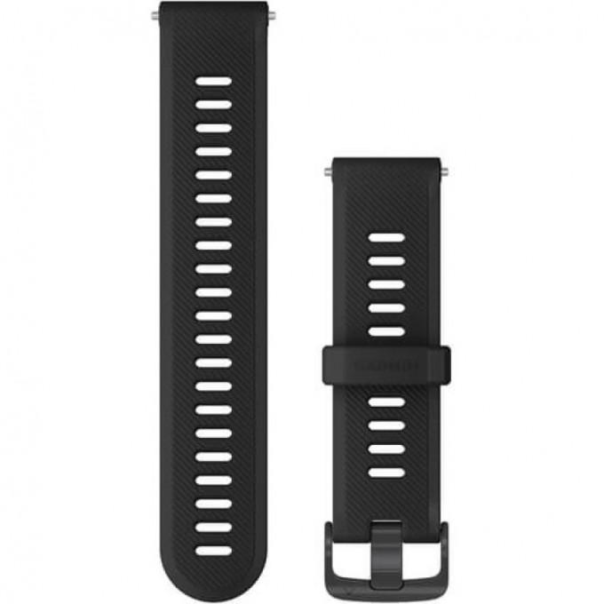 Ремешок GARMIN QUICK RELEASE BANDS 18 MM WATCH BANDS BLACK SILICONE WITH SLATE HARDWARE 11698 Ремешок GARMIN QUICK RELEASE BANDS 18 MM WATCH BANDS BLACK SILICONE WITH SLATE HARDWARE 11698