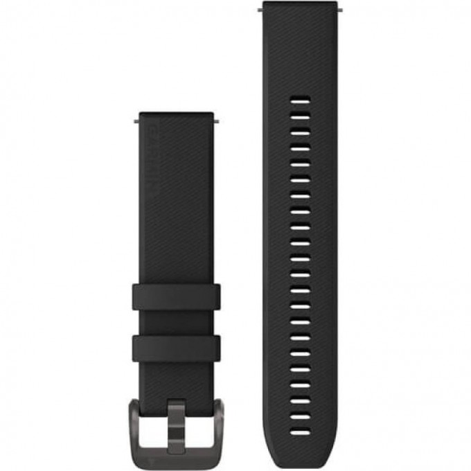 Ремешок GARMIN QUICK RELEASE BANDS (20 MM) BLACK WITH GUNMETAL HARDWARE 11670 Ремешок GARMIN QUICK RELEASE BANDS (20 MM) BLACK WITH GUNMETAL HARDWARE 11670