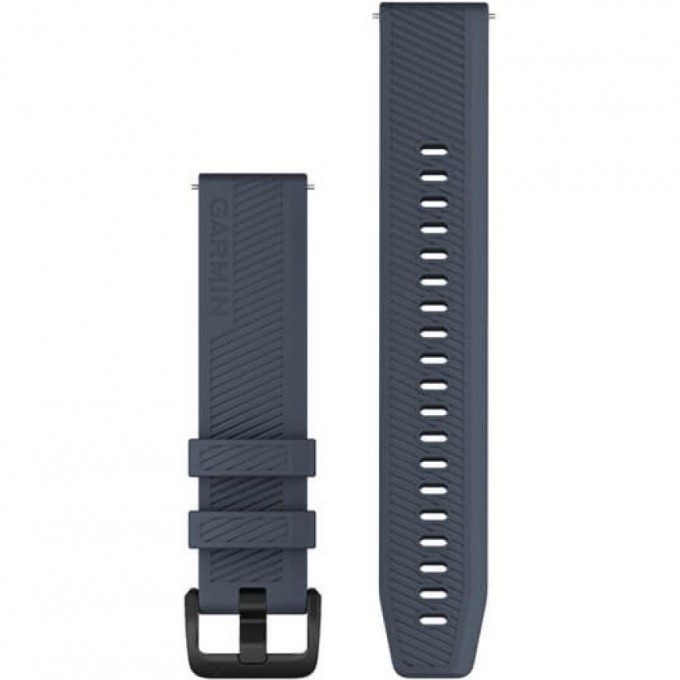 Ремешок GARMIN QUICK RELEASE BANDS (20 MM) GRANITE BLUE WITH BLACK STAINLESS STEEL HARDWARE 11665 Ремешок GARMIN QUICK RELEASE BANDS (20 MM) GRANITE BLUE WITH BLACK STAINLESS STEEL HARDWARE 11665