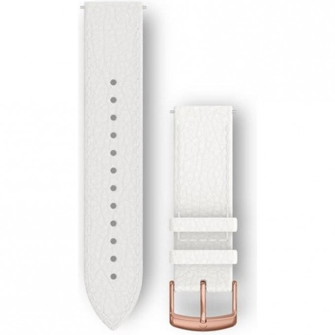 Ремешок GARMIN QUICK RELEASE BANDS (20 MM) WHITE ITALIAN LEATHER WITH ROSE GOLD HARDWARE 11664 Ремешок GARMIN QUICK RELEASE BANDS (20 MM) WHITE ITALIAN LEATHER WITH ROSE GOLD HARDWARE 11664