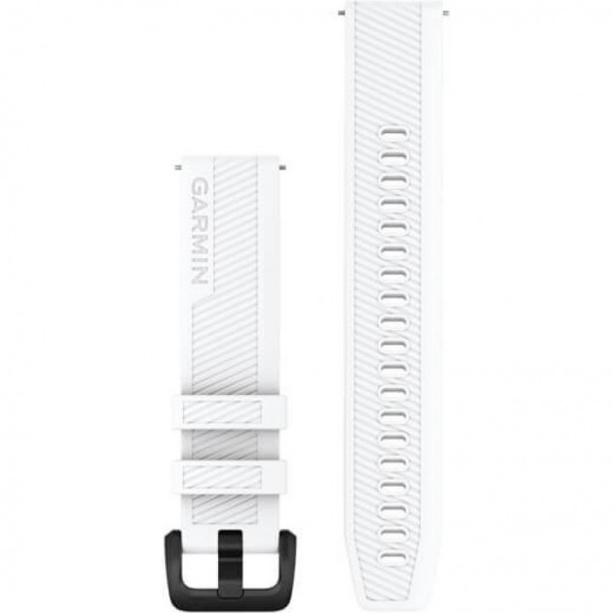 Ремешок GARMIN QUICK RELEASE BANDS (20 MM) WHITE WITH BLACK STAINLESS STEEL HARDWARE 11676 Ремешок GARMIN QUICK RELEASE BANDS (20 MM) WHITE WITH BLACK STAINLESS STEEL HARDWARE 11676