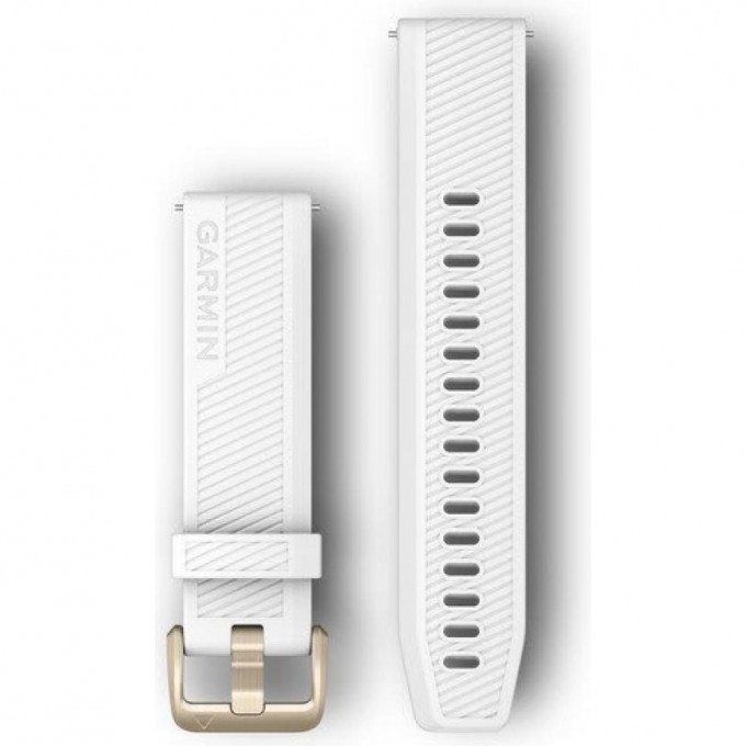 Ремешок GARMIN QUICK RELEASE BANDS (20 MM) WHITE WITH LIGHT GOLD HARDWARE 11672 Ремешок GARMIN QUICK RELEASE BANDS (20 MM) WHITE WITH LIGHT GOLD HARDWARE 11672