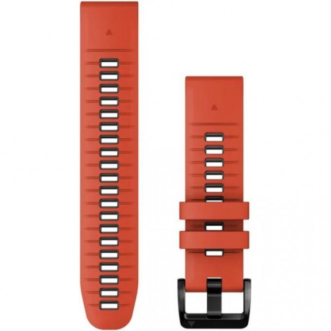 Ремешок GARMIN QUICKFIT 22 WATCH BANDS FLAME RED/GRAPHITE SILICONE 11512 Ремешок GARMIN QUICKFIT 22 WATCH BANDS FLAME RED/GRAPHITE SILICONE 11512