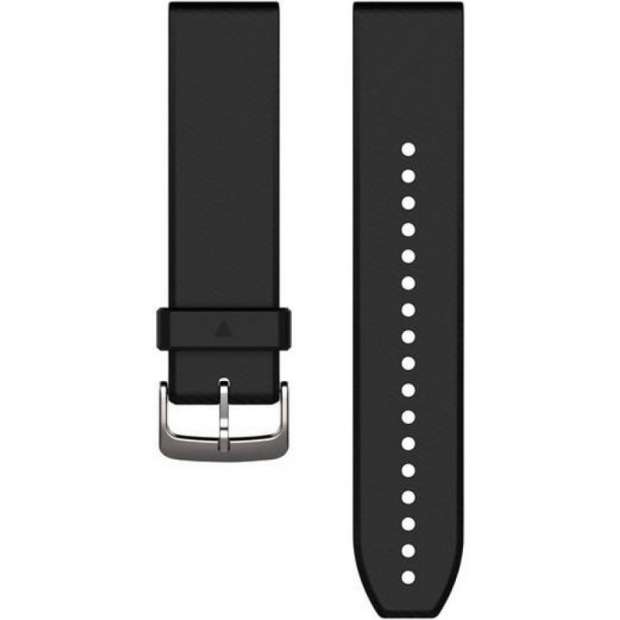 Ремешок GARMIN QUICKFIT 22MM BAND BLACK/SILVER SILICONE 10098 Ремешок GARMIN QUICKFIT 22MM BAND BLACK/SILVER SILICONE 10098