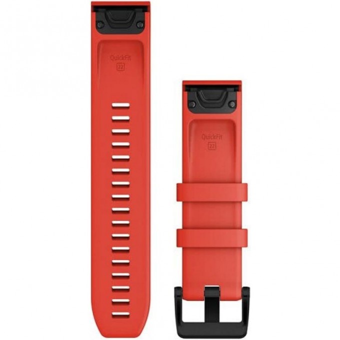 Ремешок GARMIN QUICKFIT 22MM BAND LASER RED WITH BLACK STAINLESS STEEL HARDWARE 10571 Ремешок GARMIN QUICKFIT 22MM BAND LASER RED WITH BLACK STAINLESS STEEL HARDWARE 10571
