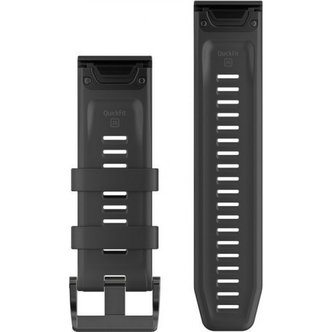 Ремешок сменный для GARMIN FENIX 5XPLUS 26MM QUICKFIT BLACKSILICONE BAND 010-12741-00 Ремешок сменный для GARMIN FENIX 5XPLUS 26MM QUICKFIT BLACKSILICONE BAND 010-12741-00