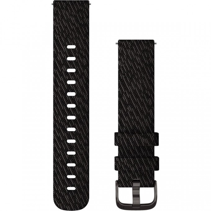Ремешок сменный для GARMIN FENIX 6S 20MM HEATHERED BLACK NYLON WITH BLACK HARDWARE 010-12875-00 Ремешок сменный для GARMIN FENIX 6S 20MM HEATHERED BLACK NYLON WITH BLACK HARDWARE 010-12875-00